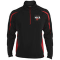 We The People MAGA AF Men's Sport Wicking Colorblock 1/2 Zip